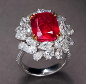 10.01克拉莫桑比克紅寶石戒指